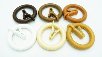 Круг с лягушкой - карниз деревянный - 10 шт. Коричневый