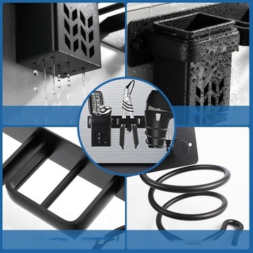 РУЧКА-ВЕШАЛКА ДЛЯ СУШИЛКИ, ВЫПРЯМЛИТЕЛЯ, ПЛИГИЦЫ, ЧЕРНАЯ