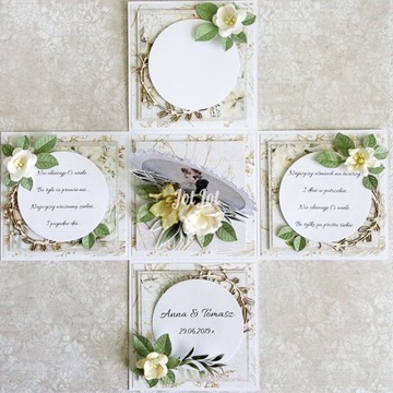 Белый взрывающийся ящик 10х10х10