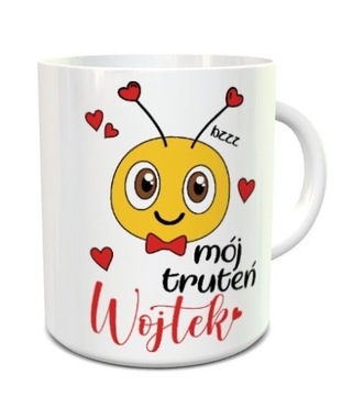 KUBEK MÓJ TRUTEŃ z własnym IMIENIEM prezent