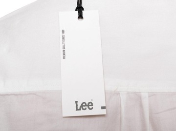 LEE koszula REGULAR white PLAIN SHIRT _ L 40