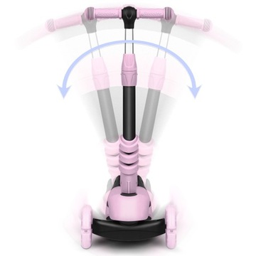 САМОКАТ ДЛЯ ДЕВОЧЕК И ДЕТЕЙ, БАЛАНС ТРЕХКОЛЕСНЫЙ 3-в-1, ДЛЯ 2, 3, 4 ЛЕТ