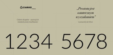 НАСТЕННАЯ ВЫТЯЖКА CIARKO MINIMAL 8 90 CM
