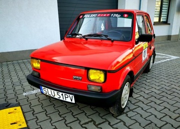 Наклейка на солнцезащитный ремень красная POLSKI FIAT 126p