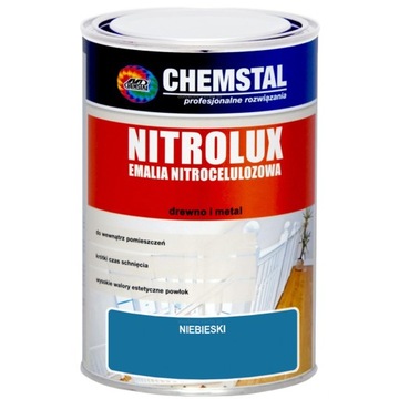 CHEMSTAL NITROLUX Emalia Nitro do drewna Niebieski 5L