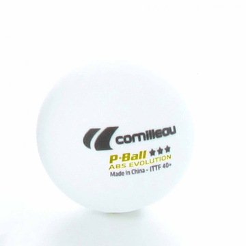 МЯЧИ P-BALL ITTF, БЕЛЫЕ, 3 ШТ. КОРНИЛО