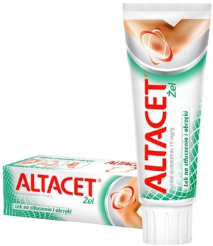 Altacet żel na stłuszczenia obrzęki oparzenia 75 g