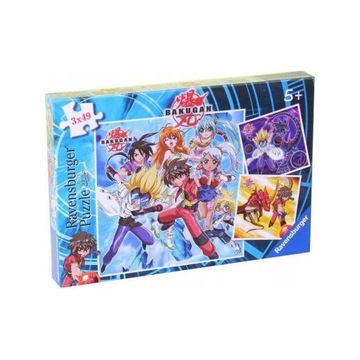 Puzzle Ravensburger Bakugan 3x49 el.