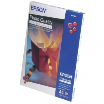 Epson Photo Quality InkJet Pa, C13S041061, фотобумага, матовая, белая, А4,