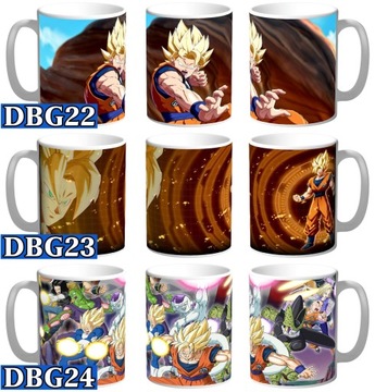 КРУЖКА Dragon Ball FighterZ + ИМЯ и КАРТОН 330мл