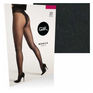 GATTA Rajstopy Monica microfibre 20den czarne 3