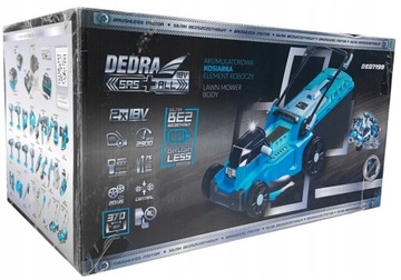 DEDRA DED7199 АККУМУЛЯТОРНАЯ КОСИЛКА 37 см SAS + ВСЕ БЕСЩЕТОЧНЫЕ 2x5 Ач