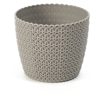 Цветочный горшок Магнолия Джерси, диаметр 190 мм, ламели белые