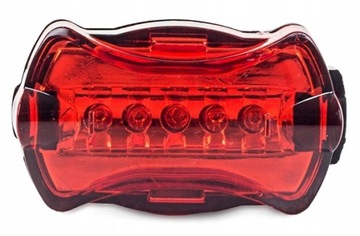 ВЕЛОСИПЕДНОЕ ОСВЕЩЕНИЕ ЗАДНЯЯ ВЕЛОСИПЕДНАЯ ФОНАРЬ 5 светодиодов