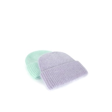 Теплая шапка из ангоры Everyday пастельная cz22301-2