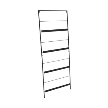 Газетница металлическая, черная, 150х56,5 см.