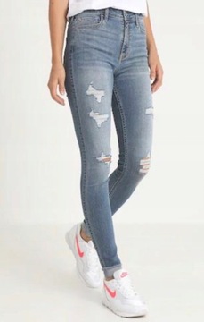 Spodnie Damskie jeansowe Hollister roz 28xR