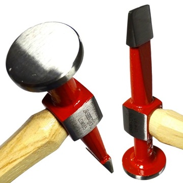 молоток жестянщика, закругленный молоток, плоский конец, прямой
