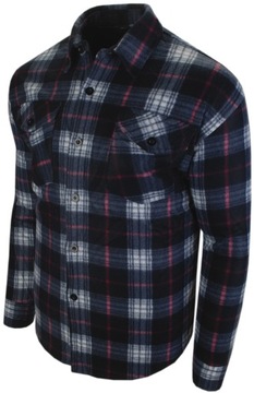L-Bluza -koszula polarowa gruba ocieplana z dwoma kieszeniami DU22-TX-4