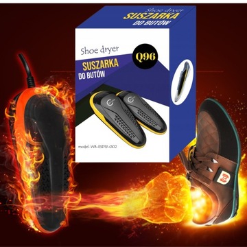 SUSZARKA DO BUTÓW ODZIEŻY RĘKAWICZEK OZON DEZYNFEKCJA POCHŁANIACZ ZAPACHÓW