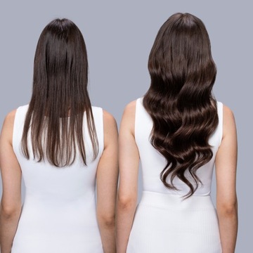 Наращивание на клипсах для натуральных бесшовных волос 50 см 120г #60 светлый блондин