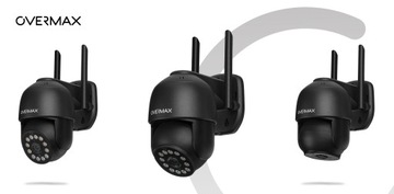 НАРУЖНАЯ КОММУТАЦИОННАЯ КАМЕРА WIFI 4MPx 4x ZOOM ЧЕРНАЯ ULTRA HD PTZ IP66 LAN
