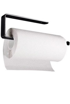 UCHWYT WIESZAK NA RECZNIK PAPIEROWY CZARNY MAT DOHA LOFT