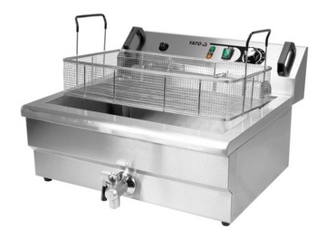 ФРИТЮРНИЦА ДЛЯ РЫБНЫХ ПОНЧИКОВ 20Л 400В YATO
