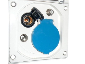 Внешняя розетка для лодки CEE 230 В/12 В ant/sat Haba