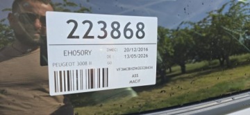Peugeot 3008 I Crossover Facelifting 1.6 BlueHDi 120KM 2016 Peugeot 3008 1.6 Hdi, zdjęcie 9
