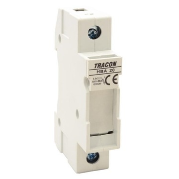 Modułowa podstawa bezpieczników cylindrycznych 20A 8x32 HBA-1P-20