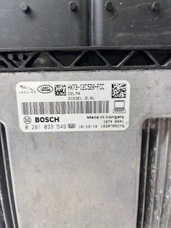 JAGUAR F-PACE 2.0D ŘÍZENÍ ECU JEDNOTKA HX73-12C520-FCC 0281033549