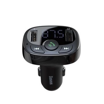 FM-ПЕРЕДАТЧИК BASEUS АВТОМОБИЛЬНОЕ ЗАРЯДНОЕ УСТРОЙСТВО BLUETOOTH MP3 2x USB SD/TF 3.4A