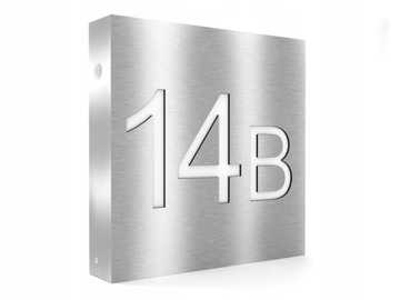 Подсветка светодиодного номера дома 30х30.