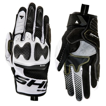 SHIMA BLAZE WHITE Rękawice motocyklowe + GRATIS