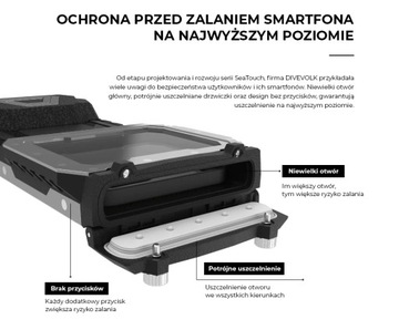 OBUDOWA PODWODNA DO TELEFONU DIVEVOLK SEATOUCH 4 MAX - NIEBIESKA