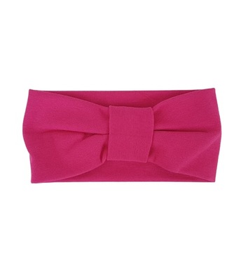 162 Opaska bawełniana KOKARDKA Birko RÓŻOWA