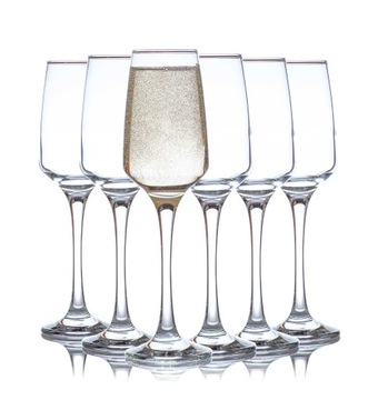 Kieliszki klastyczne do szampana wina 210ml 6szt.