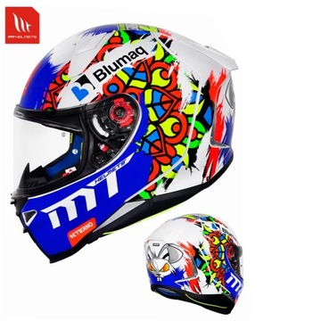 MT REVENGE 2 ECE DOT Modny fajny kask motocyklowy integralny Urban Road