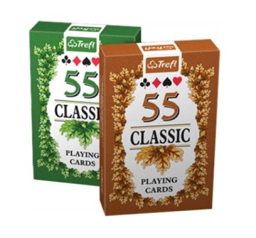 TREFL KARTY CLASSIC 55 KART LISTKÓW