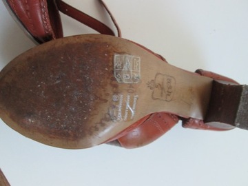 ASH skórzane buty czółenka skóra naturalna vintage 40