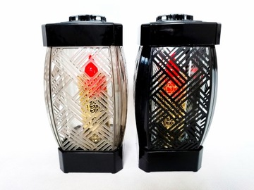 ГЛАМУРНЫЙ ФОНАРЬ ИЗ РОТАГА, ЧЕРНЫЙ, 25 см