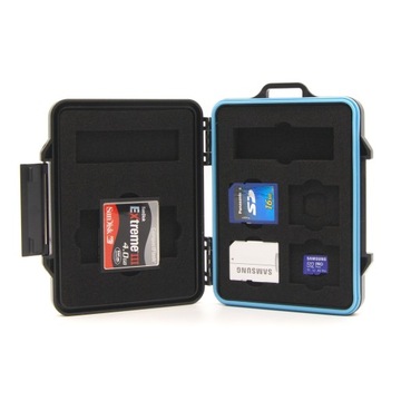 Orico Etui na karty pamięci: 6x SD, 4x microSD, 1x CF, twarde, czarne
