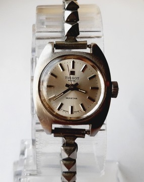 Rewelacyjny, damski szwajcarski zegarek mechaniczny Tissot