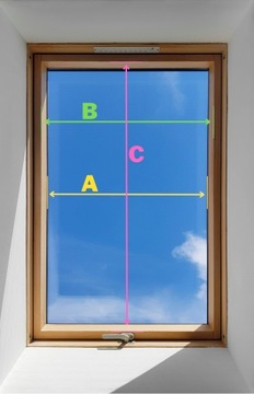 Плиссированные потолочные рулонные шторы 60 x 100 см — разные цвета для Velux, Fakro, Okpol