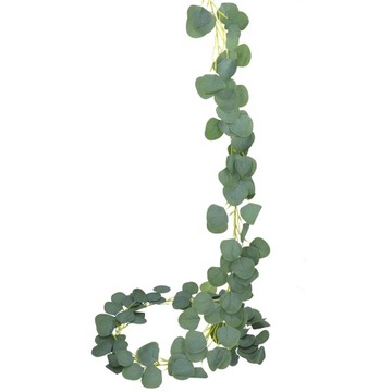ЭВКАЛИПТОВАЯ ГИРЛЯНДИЯ, ПОДВЕСНАЯ КЛИР ПЛЮЩА ДЛЯ СТЕНЫ БАЛКОНА, 2м