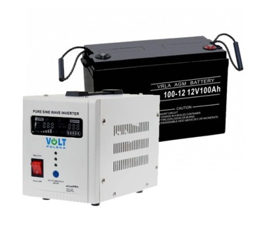ИБП UPS VOLT POLSKA 800Вт + АККУМУЛЯТОР AGM 100Ач Volt Polska