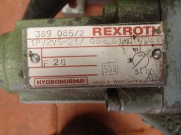 ГИДРАВЛИЧЕСКИЙ НАСОС REXROTH 1PV2V5-21 ДВИГАТЕЛЬ VEM 1,5KW FLUTEC PTF-200