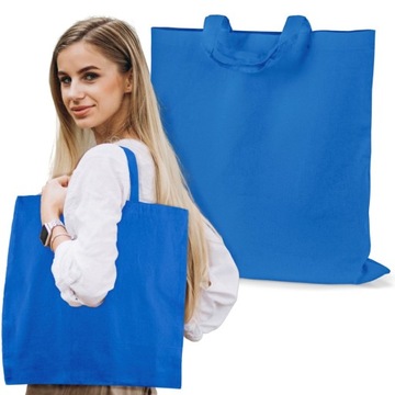 Torba BAWEŁNIANA 145g ekologiczna 38x42cm chaber