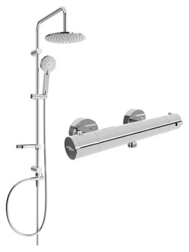 MEXEN ZESTAW PRYSZNICOWY BATERIA TERMOSTAT CHROM
